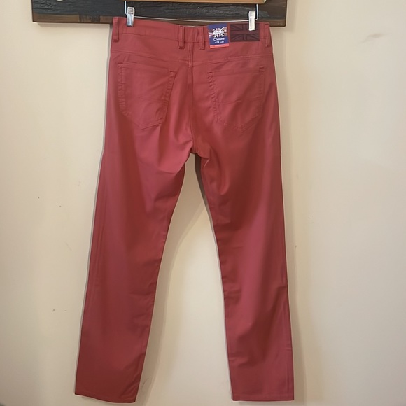 7 Downie St. Red Chelsea Mid-Rise Straight Jeans Size 34 - Picture 8 of 16